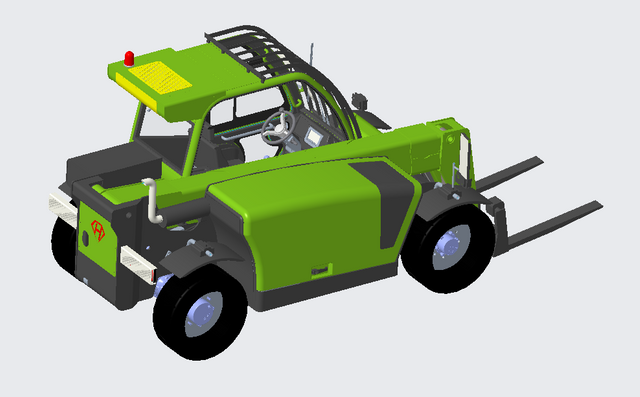 Smaller 3 Ton 7 M Telehandler for Farm with Narrow Width And Suitable Height
